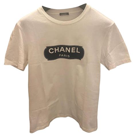 chanel t shirts for men|chanel white cotton shirt.